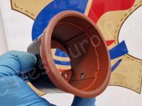 Porsche Boxster S 987 – Restauro completo dell’interno (pelle e plastiche) - La modanatura intorno al comando accensione luci. (PRIMA)