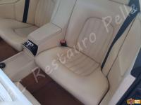 Ferrari 456 GT - anno 1994 - Pulizia interno in pelle e piccoli restauri ai sedili - Particolare del sedile posteriore sinistro. (PRIMA)