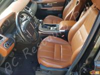 Range Rover Sport - anno 2010 - Restauro di sedili e plastiche e pulizia interno in pelle - Panoramica dell'abitacolo lato guida. (PRIMA)