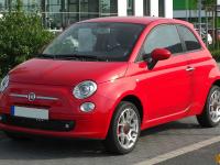 Fiat 500 - anno 2009 - Rivestimento volante e pomello cambio in vera pelle - L'auto. (PRIMA)