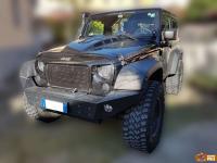 Jeep Wrangler Rubicon - anno 2009 - Rivestimento volante in vera pelle con personalizzazione  - AC Restauro Pelle (PRIMA)