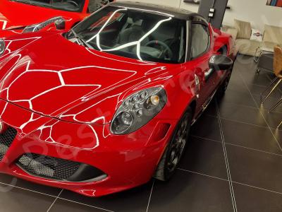 Alfa Romeo 4C – Restauro plastica appiccicosa >>>>>>>>>>>>>>>>>>>>