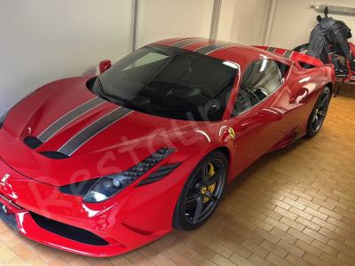 Ferrari 458 Italia Speciale – Restauro delle plastiche appiccicose >>>>>>>>>>>>>>