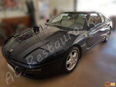 Ferrari 456 GT - anno 1994 - Pulizia interno in pelle e piccoli restauri ai sedili